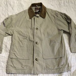 Vintage John Partridge Tan Cotton Jacket lined Adult Size 42-44 Large